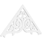 Ekena Millwork Pitch Athens Architectural Grade PVC Gable Pediment, 60"W x 30"H x 1"P (12/12) GPP060X030X100ATH - alternate 1